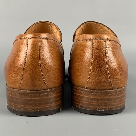 GRAVATI  for WILKES BASHFORD Size 8 Tan Leather Slip On Loafers main image 5